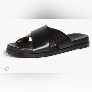 Madewell the Louisa crisscross slide